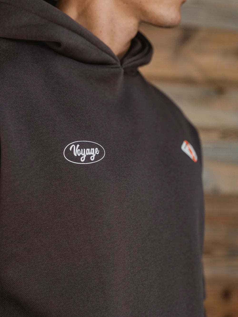 Brown Voyage Oversized Hoodie