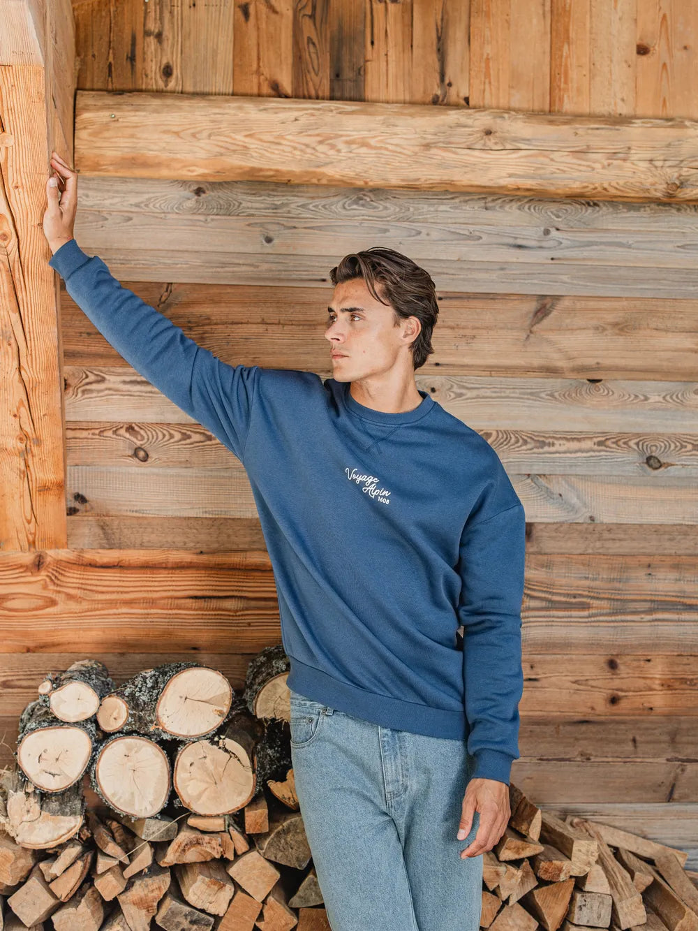 Blue Alpin Oversized Sweater