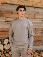 Dark Brown Melange Hotel Sweater