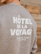 Dark Brown Melange Hotel Sweater