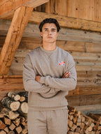 Dark Brown Melange Hotel Sweater