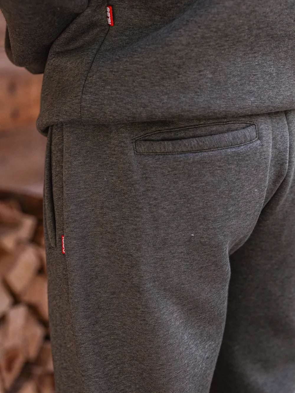 Green Melange Jogging Pants