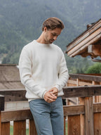 White Knit Oversized Sweater