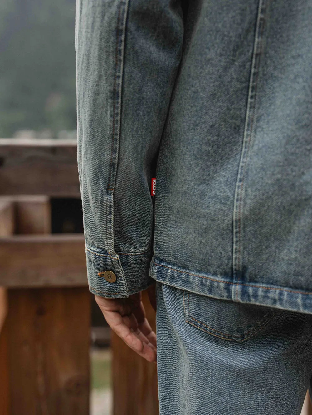 New Washed Blue Denim Overshirt