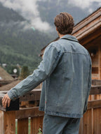 New Washed Blue Denim Overshirt