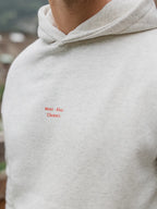 Warm Grey Chamonix Oversized Hoodie