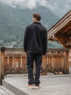 Washed Black Denim Overshirt