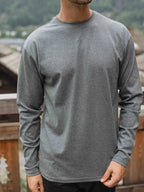 Dark Grey Basic Longsleeve