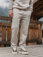 Brown Melange Jogging Pants