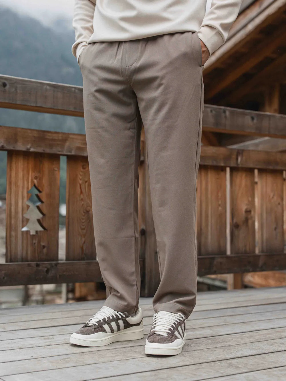 Brown Casual Pantalon