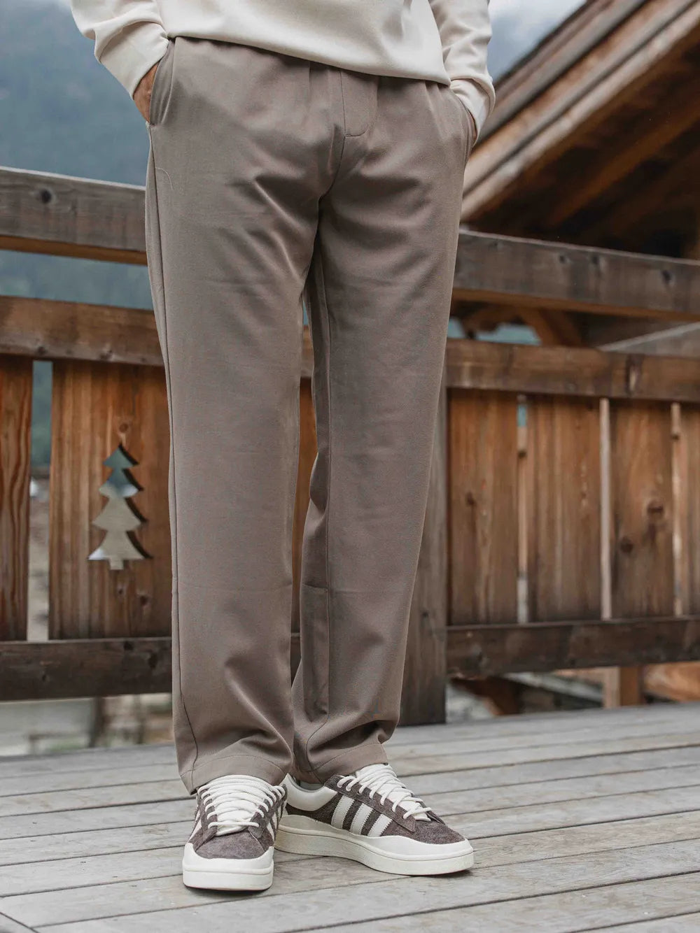 Brown Casual Pantalon