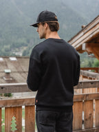 Black Basic Oversized Sweater