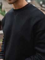 Black Basic Oversized Sweater