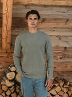 Green Soft Knit Pullover