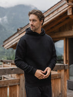 Black Basic Oversized Hoodie