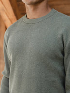 Green Soft Knit Pullover