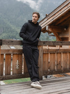 Black Basic Oversized Hoodie