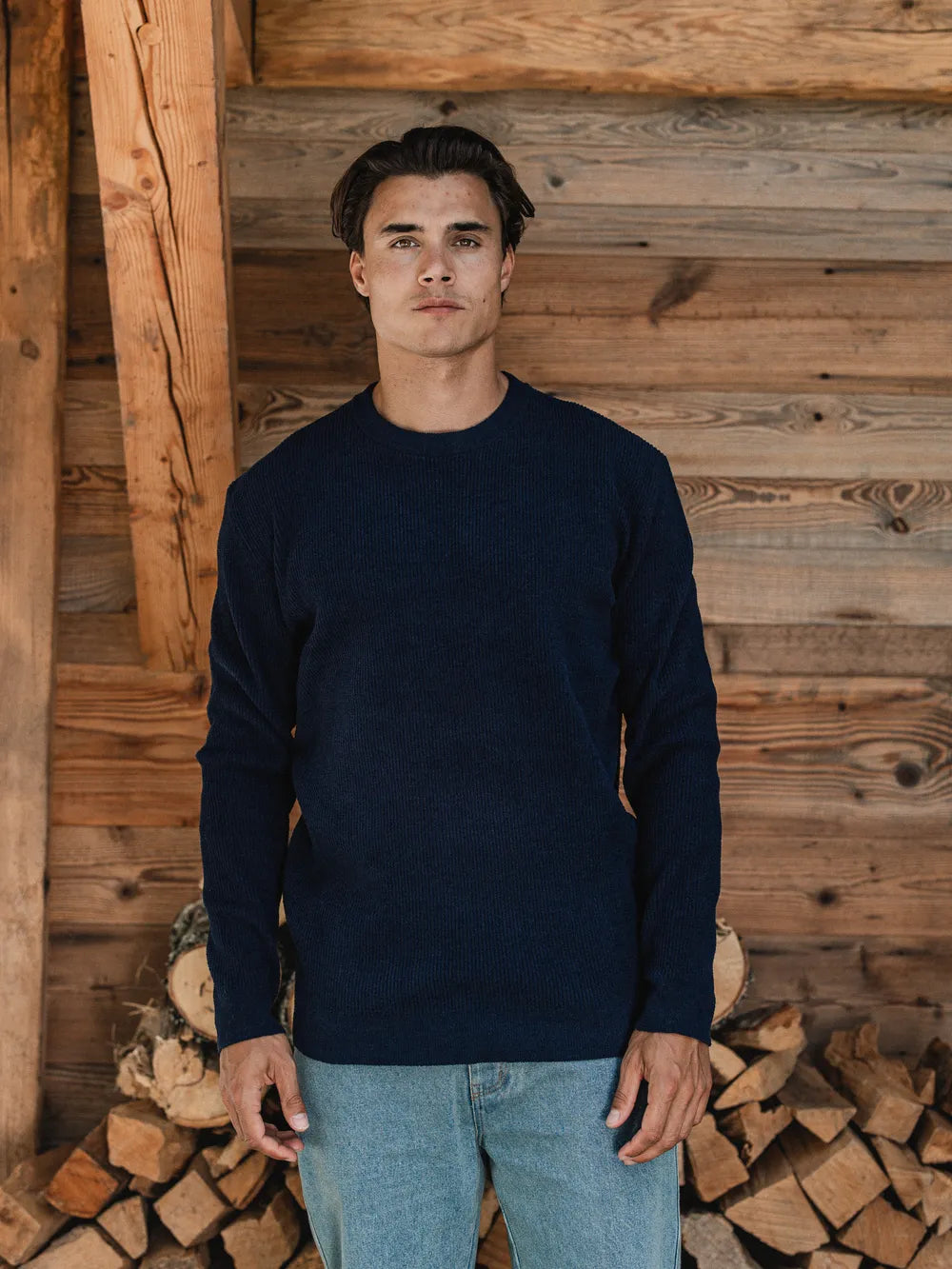 Navy Soft Knit Pullover
