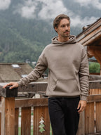 Brown Basic Oversized Hoodie