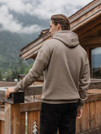 Brown Basic Oversized Hoodie