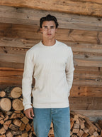 Off White Soft Knit Pullover