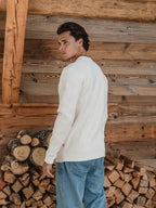 Off White Soft Knit Pullover