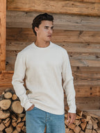 Off White Soft Knit Pullover