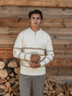 Off White Stripe Sweater