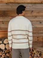 Off White Stripe Sweater