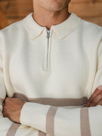 Off White Stripe Sweater