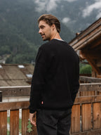 Black Knit Oversized Sweater