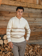 Off White Stripe Sweater