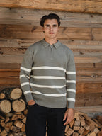 Green Stripe Sweater