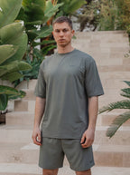 Olive Oversized Sport T-shirt