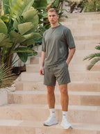 Olive Oversized Sport T-shirt