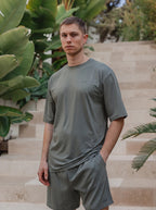 Olive Oversized Sport T-shirt