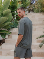 Olive Oversized Sport T-shirt