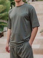 Olive Oversized Sport T-shirt