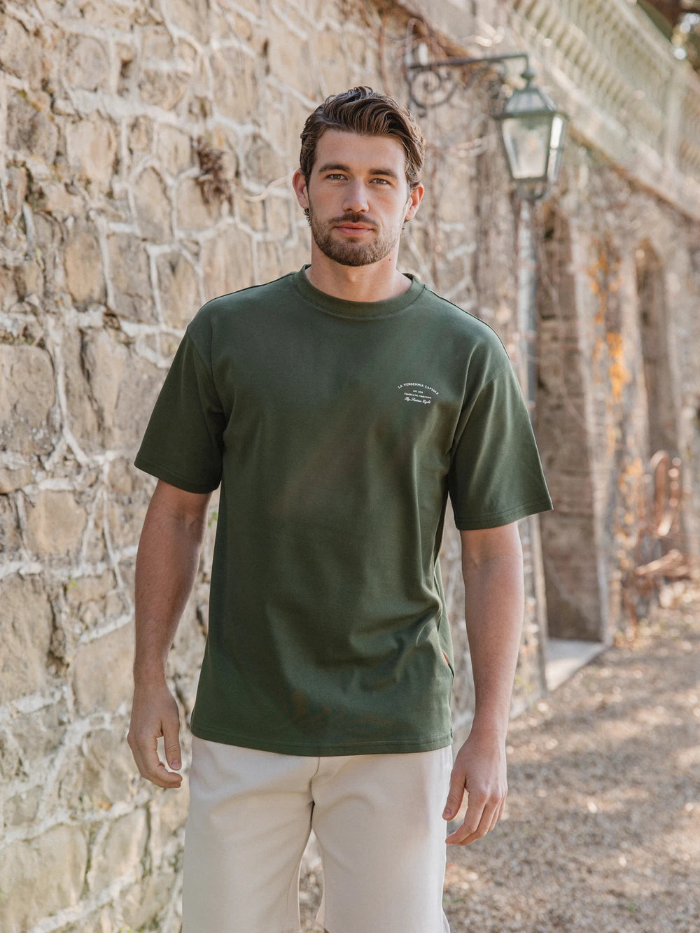 Green La Vendemmia Oversized T-shirt