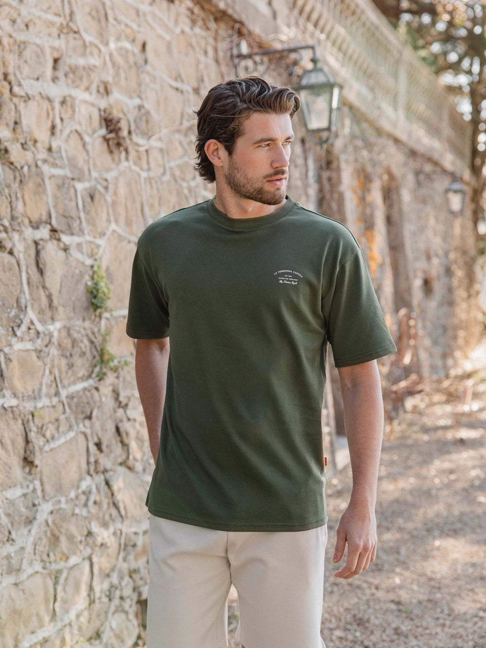 Green La Vendemmia Oversized T-shirt