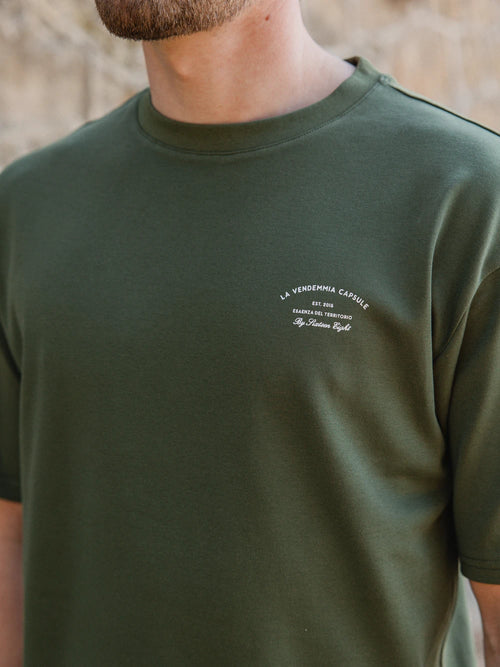 Green La Vendemmia Oversized T-shirt