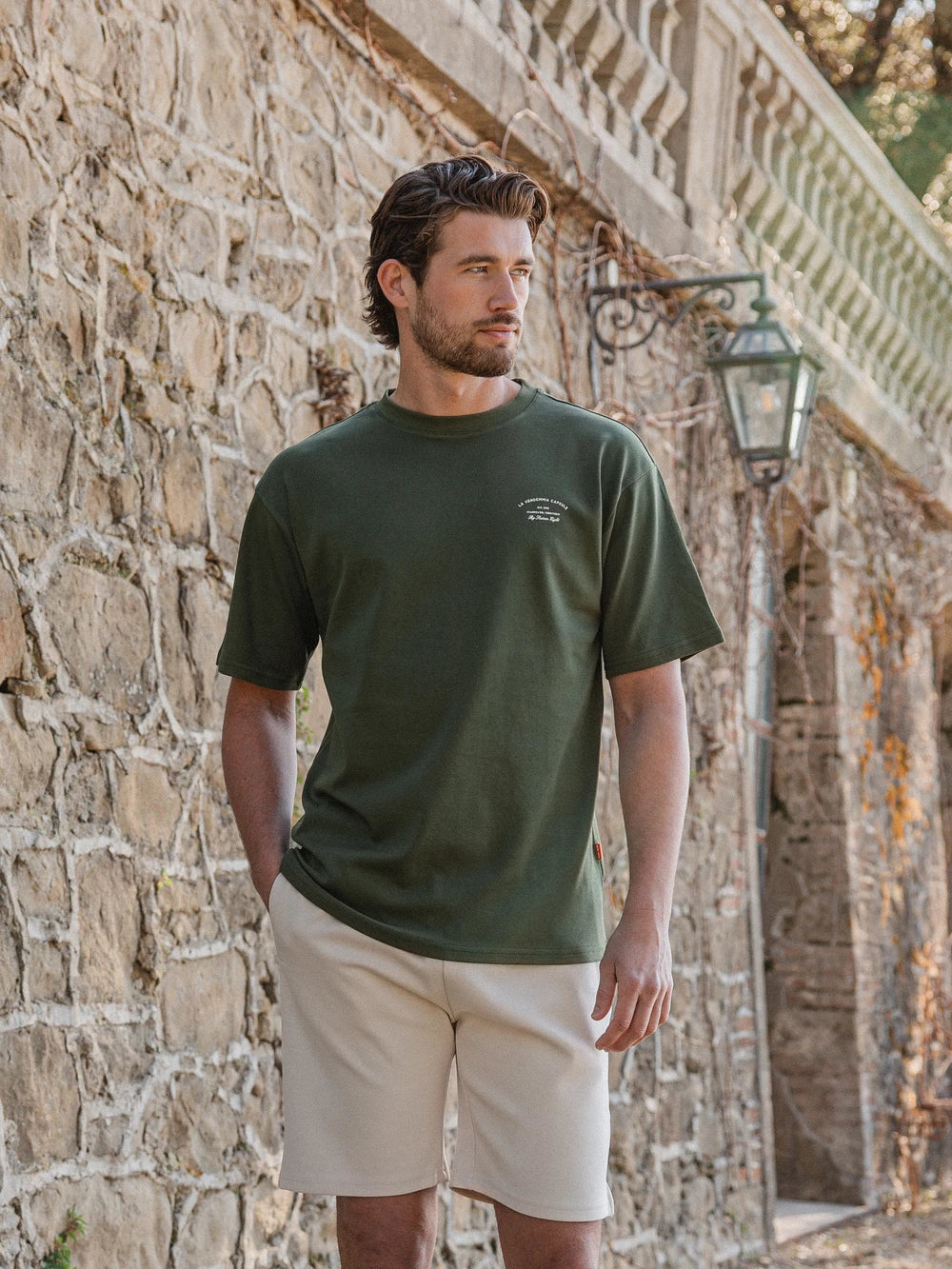 Green La Vendemmia Oversized T-shirt