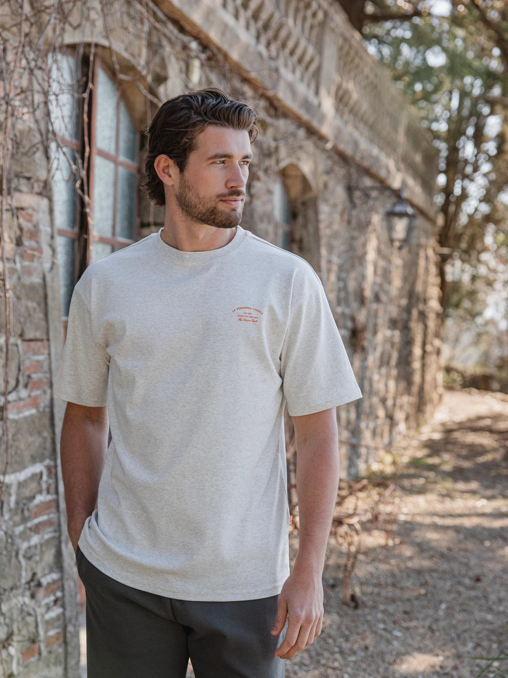 Grey La Vendemmia Oversized T-shirt