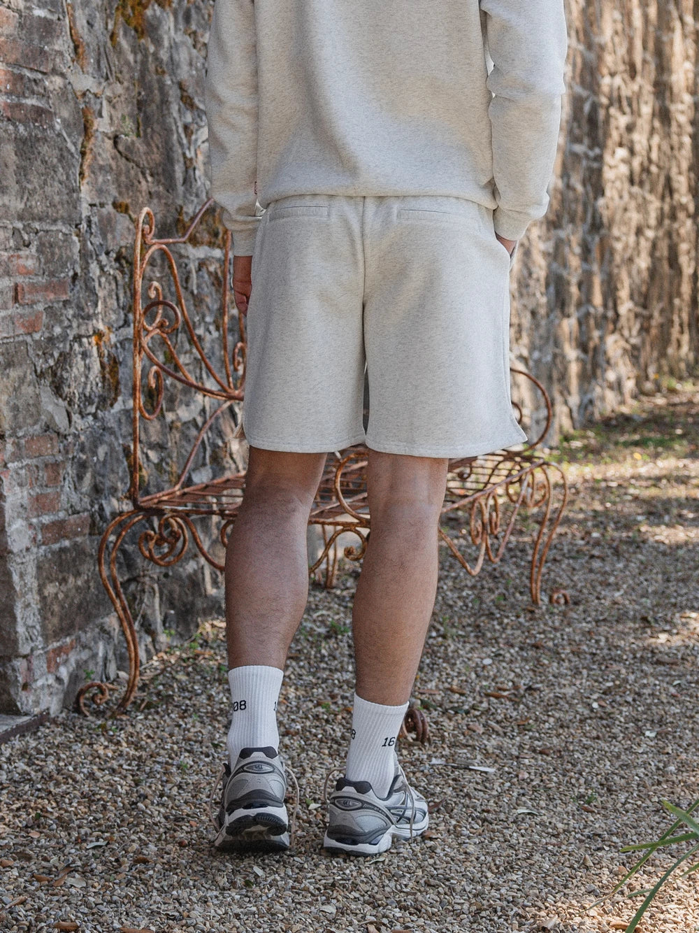 Light Grey Landscape Short