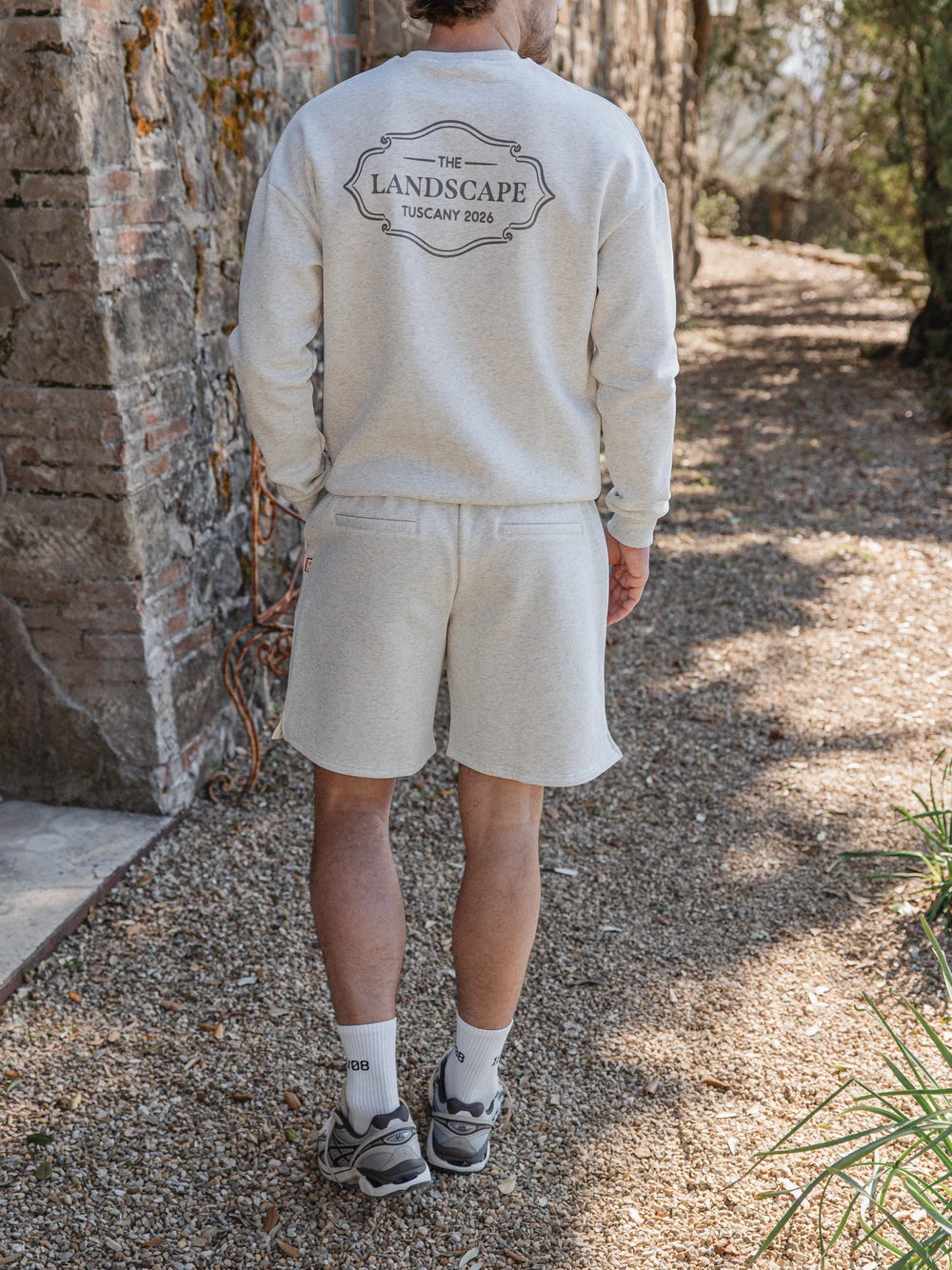 Light Grey Landscape Short