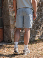 Light Blue Denim Short