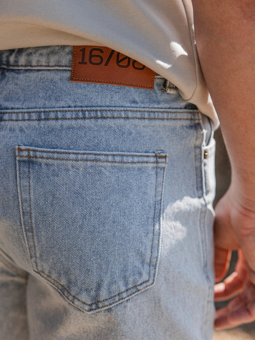 Light Blue Denim Short
