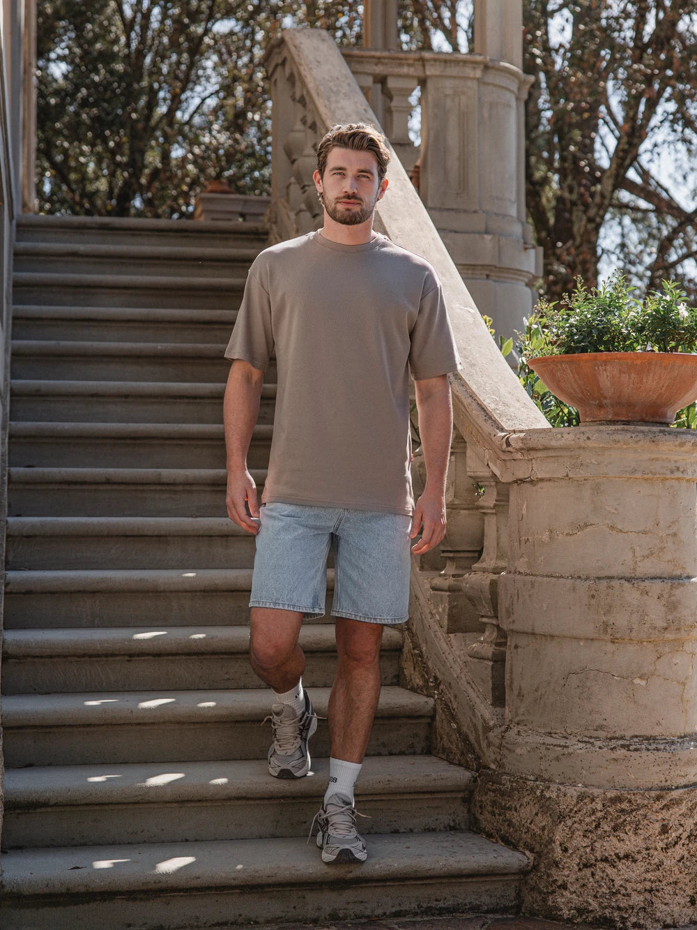 Taupe Oversized T-Shirt