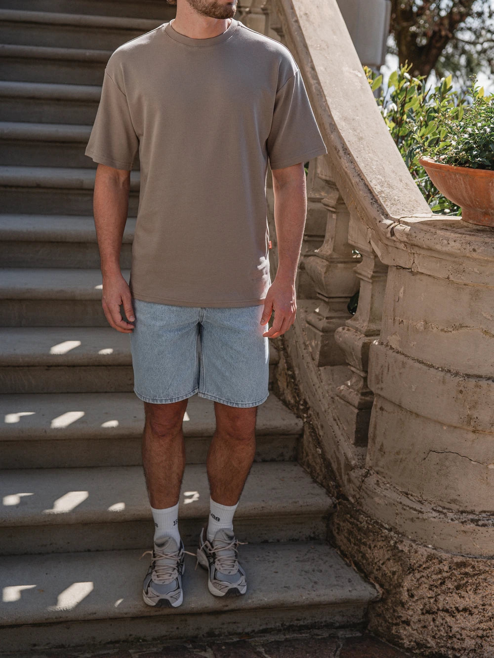 Taupe Oversized T-Shirt