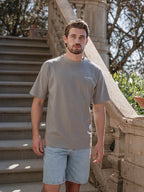 Brown Landscape Oversized T-shirt
